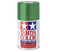 TAMIYA 86017 PS-17 - Pintura en aerosol para modelismo de plástico, modelo y accesorios de manualidades, color verde metalizado (100 ml)