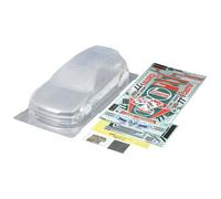 Tamiya 51421 Kar-Satz Castrol Honda Civic VTi-Accesorios para Coche teledirigido, carrocería de Repuesto, RC, modelismo, Multicolor, Color Azul, Talla única
