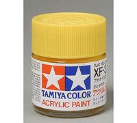 TAMIYA Acrylic XF3 - Pintura acrílica plana amarilla TAM81303 para plásticos