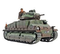 TAMIYA 300035344-Tanque Mediano francés SOMUA S35 1:35, réplica Fiel, plástico, Manualidades, Kit de Modelo, Montaje, sin Pintar, Color Verde (35344-000)