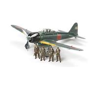 Tamiya-1/48 A6M3/3A (Zeke) Plastic Airplane Mitsubishi Fahrzeug Kit Modelo, Multicolor (TAM61108)