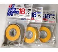 Tamiya Cinta adhesiva de 18 mm con 2 recambios