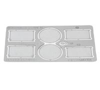 TAMIYA Dickie 300012666 1:35 Photoetched Parts Cooler Panther (Importación USA)