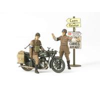 BSA M20 Motocicleta Con British Military Policemaquette Figura Motos