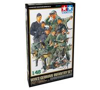 Tamiya Figura para modelismo 32512 Juego de infantería alemana Segunda Guerra Mundial Escala 1:48