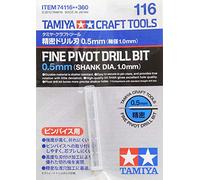 TAMIYA Fine Pivot Bit 0.5mm shank 1mm 74116 Model Kit Tool