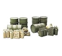 Tamiya Jerry Can Set 32510 - Set de bidones Y latas de combustible alemanes, escala 1:48