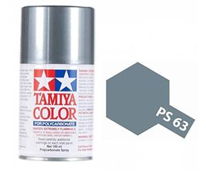 Tamiya Lexan Spray Paint - PS-63 Bright Gun Metal