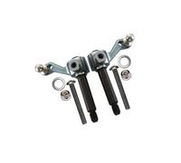 Tamiya Lunch Box Upgrade Parts Aluminium Front Knuckle Arm - 1Pr Set Gray Silver