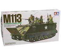 Tamiya-M113 US APC 1/35 Ejército Kits de construcción de Modelos de vehículos terrestres milit, Color marrón (35040)
