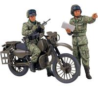 Tamiya - Maqueta para montar, set de motocicleta militar de reconocimiento de la JGSDF (35245)
