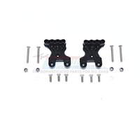 Tamiya Mercedes-Benz G500 CC-02 (#58675) Upgrade Parts Aluminium Front Shock Mount - 2Pc Set Black