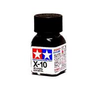 Tamiya Model Color Enamel Paint X-10 Gun Metal Net 10ml 80010 with RCECHO Full Version Apps Edition