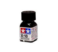 Tamiya Model Color Enamel Paint X-18 Semi Gloss Black Net 10ml 80018 with RCECHO Full Version Apps Edition
