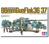 Tamiya Models German 88mm Gun Flak 36.37 Model Kit (Importación USA)