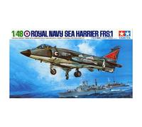 Tamiya 61026 Hawker Sea Harrier, Color Azul Marino, 29 cm (T2M