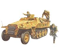 Tamiya- SdKfz 251/1 Ausf D Hanomag Vehículo Kit de Modelo, Color Camuflaje, Small (35195)