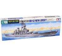 Tamiya Tamiya-1/700 Navy Wasserfahrzeug 1:700 US New Jersey Ba (Importación USA)