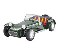 TAMIYA TAMIYA-300024357 Alfa Romeo vehículo 1:24 Lotus Super 7 Serie II, construcción de plástico, Kit de Montaje para Montar, réplica Detallada, sin lacar, Color Blanco (24357-000)