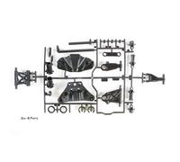 Tamiya Tamiya-51528 51528 Pieza de Repuesto TT-02 B-Parts Brazo de suspensión, C