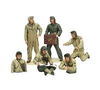 Tamiya-Toy Militar Vehículo 1:35 tripulación de Tanques Estadounidense, Color Amarillo, Azul, Verde, Gris, pequeño (TM35347)