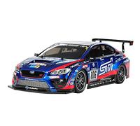 TAMIYA TT-02 Subaru WRX STI 1:10 RC Model Electric Racing Car 4WD Kit Fahrzeug 58645-1 24H Nürburgring, Coche con Control Remoto, construcción, pasatiempo, Montaje, Color Azul, Mittel (58645-000)