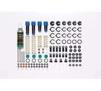 TAMIYA TT-02B/DF-03-Kit de silenciador de Aceite (2+2), Repuesto para maquetas, Accesorios para vehículos RC/Coche teledirigido, Multicolor, S (54993)