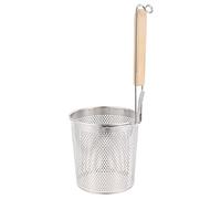 Tamiz， Cesta de pasta acero inoxidable: coladora fideos Colador araña malla Tamiz Accesorio cocina for Dumpling Cestas 12 cm