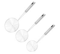 Tamiz， Colador de araña acero inoxidable 15 cm, colador alambre con mango for harina en polvo, fideos, bolas masa hervida, cestas for freír