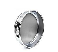 Tamiz de acero inoxidable 304 de 20 cm - Filtro fino de malla 500 con marco cromado for pruebas y muestreos de laboratorio(500 Mesh 0.03 mm)