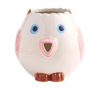 Tamiz de clara de huevo | Herramienta separadora de huevos de cerámica con forma de pollito, práctico divisor de filtro de huevos pequeños para el hogar, tanque de almacenamiento, dispositivo de