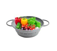 Tamiz de Drenaje de Silicona Plegable: Cesta de Filtro de Agua para Cocina, Fregadero Estable Multifuncional Alimento Safe -Safe, Space -Saving | Tamiz para Verduras fregaderos de Frutas al ai
