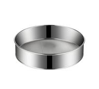 Tamiz de harina, 60 mallas de acero inoxidable de malla fina redonda para cocina, herramientas para hornear, accesorios para decoración de pasteles de azúcar (20 cm)