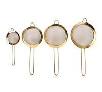 Tamiz de Harina Colador de Malla Tamiz de Harina Herramienta de Cocina de Malla Fina de Acero Inoxidable Premium para Hornear Cocinar Filtrar Harina Azúcar en Polvo Jugos Juego de