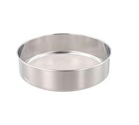 Tamiz de harina de acero inoxidable con colador de acero inoxidable fino de malla 40 para hornear, tamizar harina, azúcar en polvo, cacao y polvo de hornear - 10 cm a 2 (E)