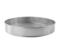 Tamiz de harina de cocina de acero inoxidable colador de malla fina herramienta para hornear filtro redondo para ingredientes secos (30 cm)