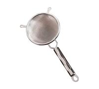 Tamiz De Harina Para Hornear Tamiz de harina de filtración de doble oreja Tamiz de acero inoxidable(28x12cm)