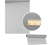 tamiz de harina， Tamiz de harina 1 pieza 411-500 malla 304 malla de filtro de acero inoxidable malla metálica frontal reparación fijación malla filtración tejida(400mesh 50x50cm 1pc)
