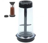 Tamiz de harina, tamiz de harina giratorio de mano con vaso mezclador de gran capacidad, dispensador para hornear, contenedor de para azúcar en polvo, herramienta de cocina para el hogar n-