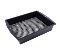 Tamiz de jardín XL 2 en 1 ajustable malla 4/10 mm 36,5x27 cm