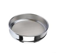 Tamiz de laboratorio de 20 cm, colador de malla fina para clasificación de polvo, dispositivo de detección de laboratorio con marco cromado, 4 a 600 opciones de malla (malla 600)