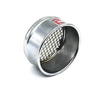 Tamiz de laboratorio de 8 cm - Tamiz de prueba de acero inoxidable 304 con malla 4-10 for muestreo e inspección(4 mesh 5 mm)