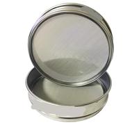 Tamiz de laboratorio, El tamiz de la prueba de la economía 8 pulgadas 304 tamaños múltiples del paño de alambre de acero inoxidable alisa el borde(270mesh 0.053mm)