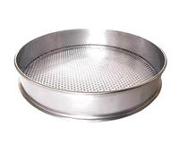 Tamiz de laboratorio Tamiz de malla acero inoxidable 304, diámetro 10-35 cm, colador agujeros redondos for alimentos y frutas, 1 unidad(18MMx30CM)
