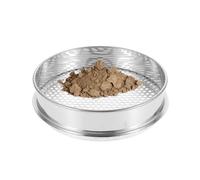 Tamiz de laboratorio, Tamiz de suelo acero inoxidable for cultivar un huerto y probar múltiples tamaños malla diámetro 20 cm(Mesh 22mm)