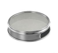 Tamiz de malla cromada de 20 cm con malla de acero inoxidable 304 para inspección de muestras y pruebas de medicamentos que ofrece múltiples tamaños de malla entre 10 y 100 (malla 60)