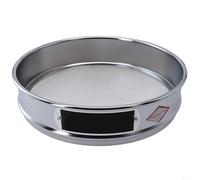 Tamiz de malla cromada de 20 cm, marco de acero inoxidable 304 con malla 4/600 para una inspección eficaz de muestras en varias industrias (malla 18)