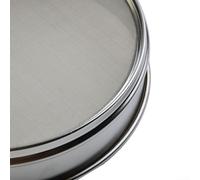 Tamiz de malla cromada de 20 cm para una inspección completa de la muestra, elige entre 4 mallas y malla 600 para obtener los mejores resultados (malla 600)