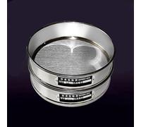 Tamiz de malla cromada de 20 cm para una inspección completa de la muestra, elige entre 4 mallas y malla 600 para obtener los mejores resultados (malla 6)