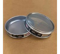 Tamiz de malla cromada de acero inoxidable, 20 cm de diámetro para inspección y prueba de muestras, varios tamaños de malla disponibles (malla 40)